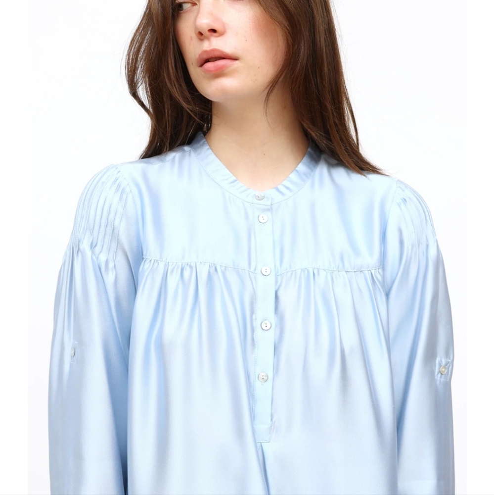 Birgitte Herskind Blue Stella Maxi Shirt Dress Size 34 - Picture 8 of 16